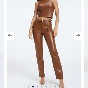 Good American- Better Than Leather Good Icon Pants